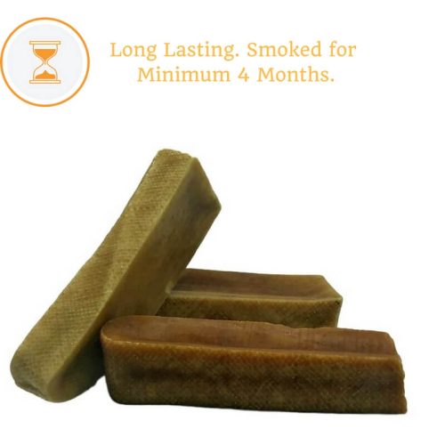 Super Chews 3pcs – Yak Chews Aged and Smoked  Longer For Voracious Chewers.