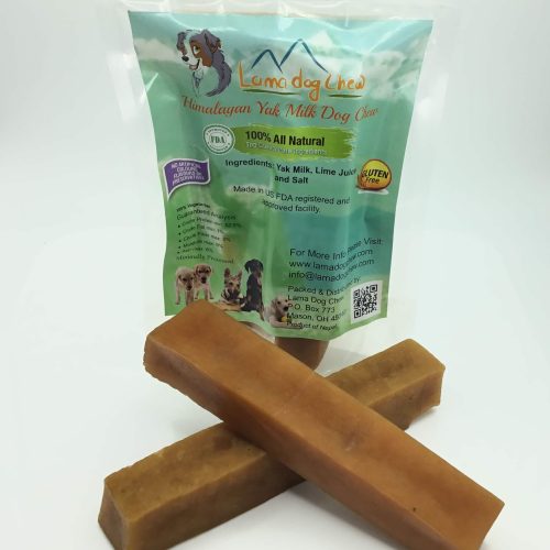 Medium Sized Cuts 2 pcs - Natural Yak Milk Dog Chew. For Small and Medium Sized Dogs.